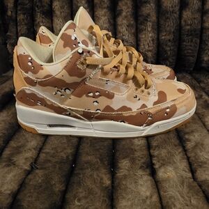 Jordan Camo Brown Sneakers